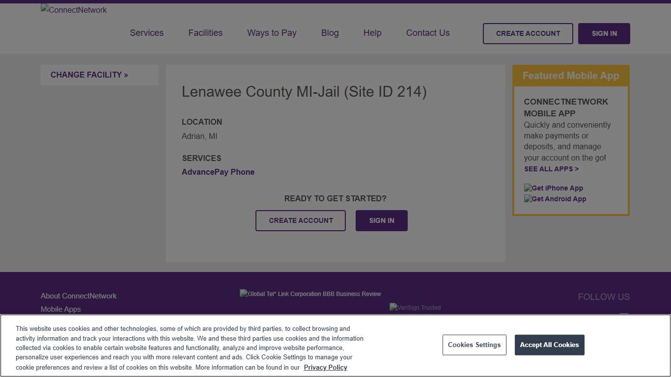 Lenawee County MI-Jail | ConnectNetwork